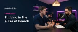Two Marketing leaders host a podcast about AI Search